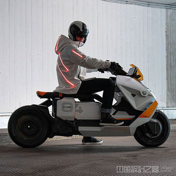 宝马motorrad definition ce 04 电动摩托车,时尚,实用,安全