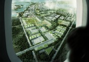 上海滴水湖填海造城项目-（建筑表现