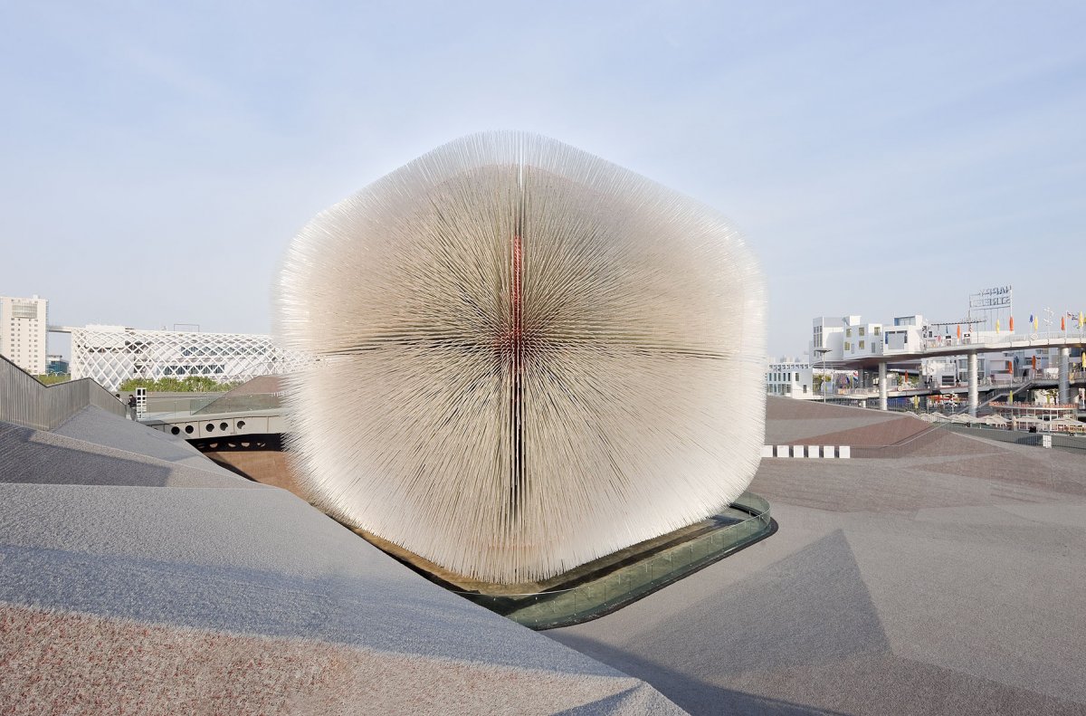 上海世博会英国馆设计heatherwickstudio