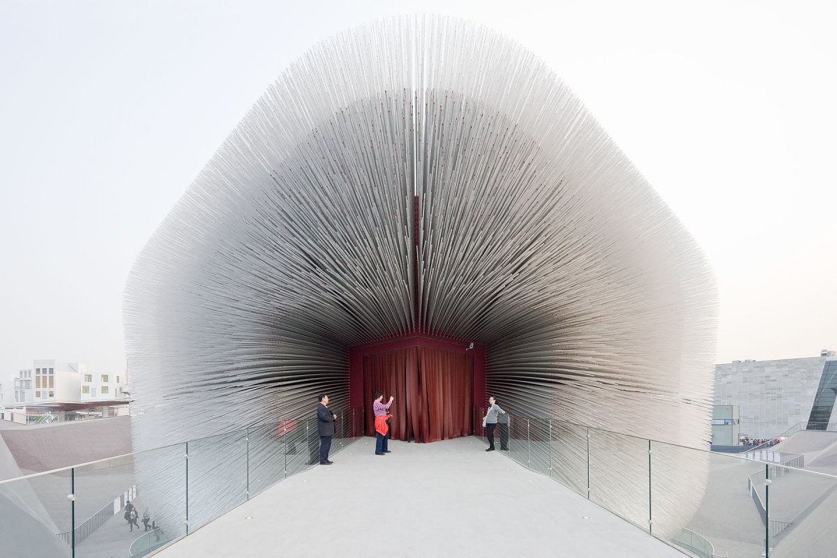 上海世博会英国馆设计heatherwickstudio