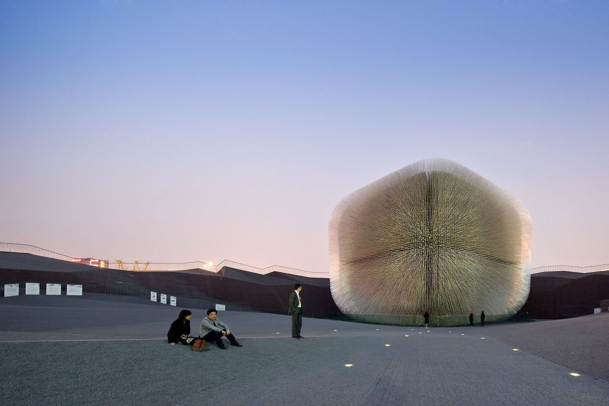 上海世博会英国馆设计heatherwickstudio