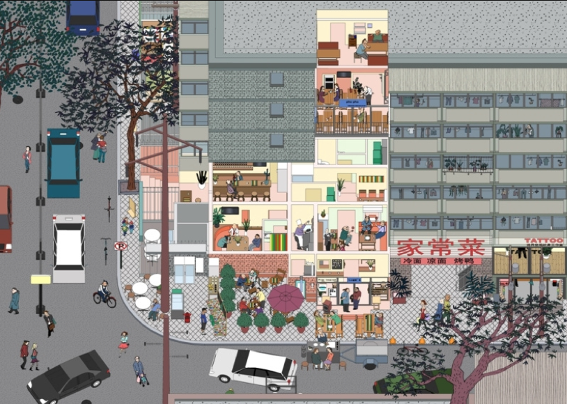 李涵的城市景观建筑艺术