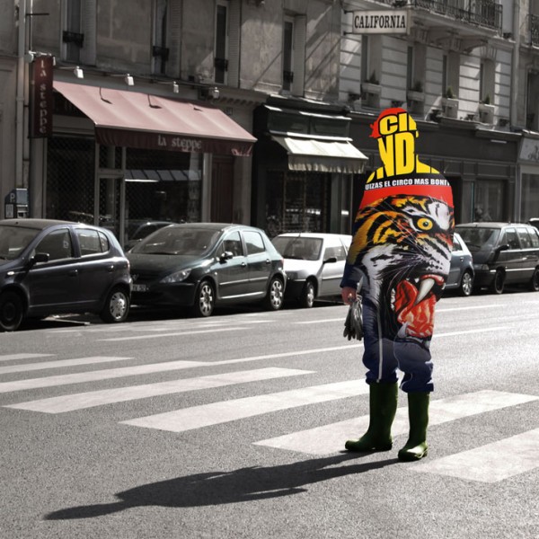 巴黎艺术家nacho ormaechea 随机的街头人物照片拼贴