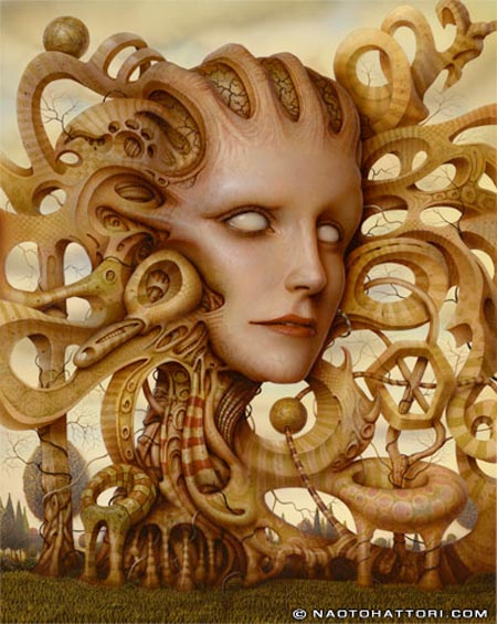 日本现代超现实主义艺术家naoto hattori