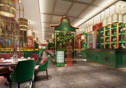 深圳广式点心茶楼悦得闲餐厅店面设计