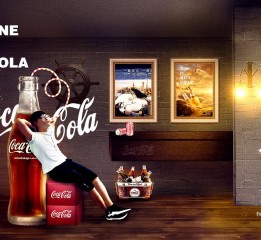 可口可乐创意海报