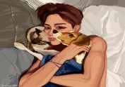 画了Lucas