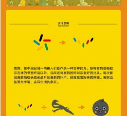 體彩“好運(yùn)”喜鵲鳥IP形象設(shè)計