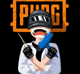 插畫設計案例——PUBG電競主播卡通形