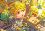 画画小孩