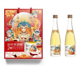 國潮原創新年禮信-插畫包裝設計
