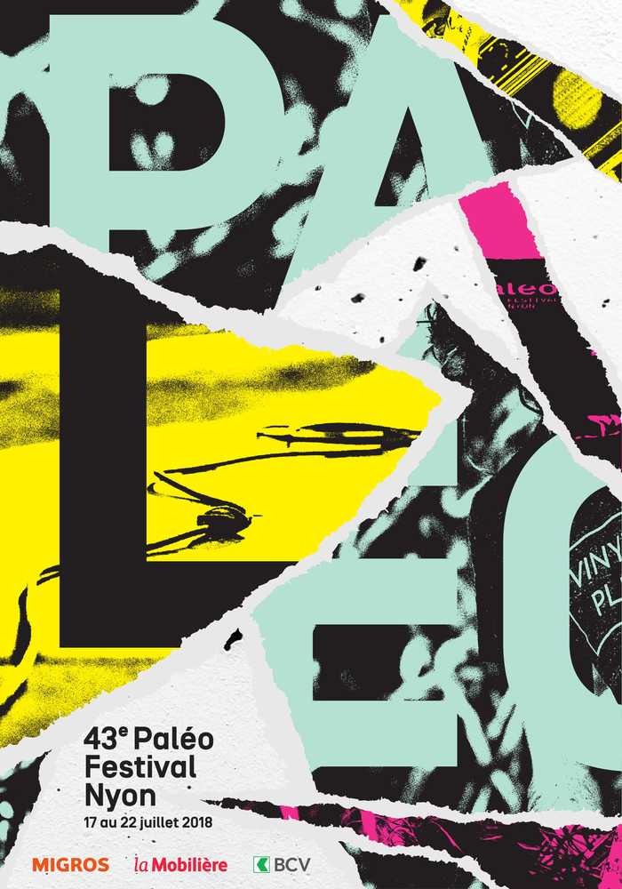 复古朋克摇滚美学第43届paléo艺术节海报设计