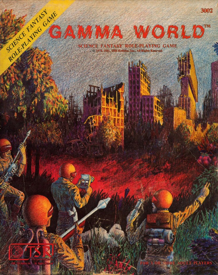 第一版《伽瑪世界》角色扮演游戲設計