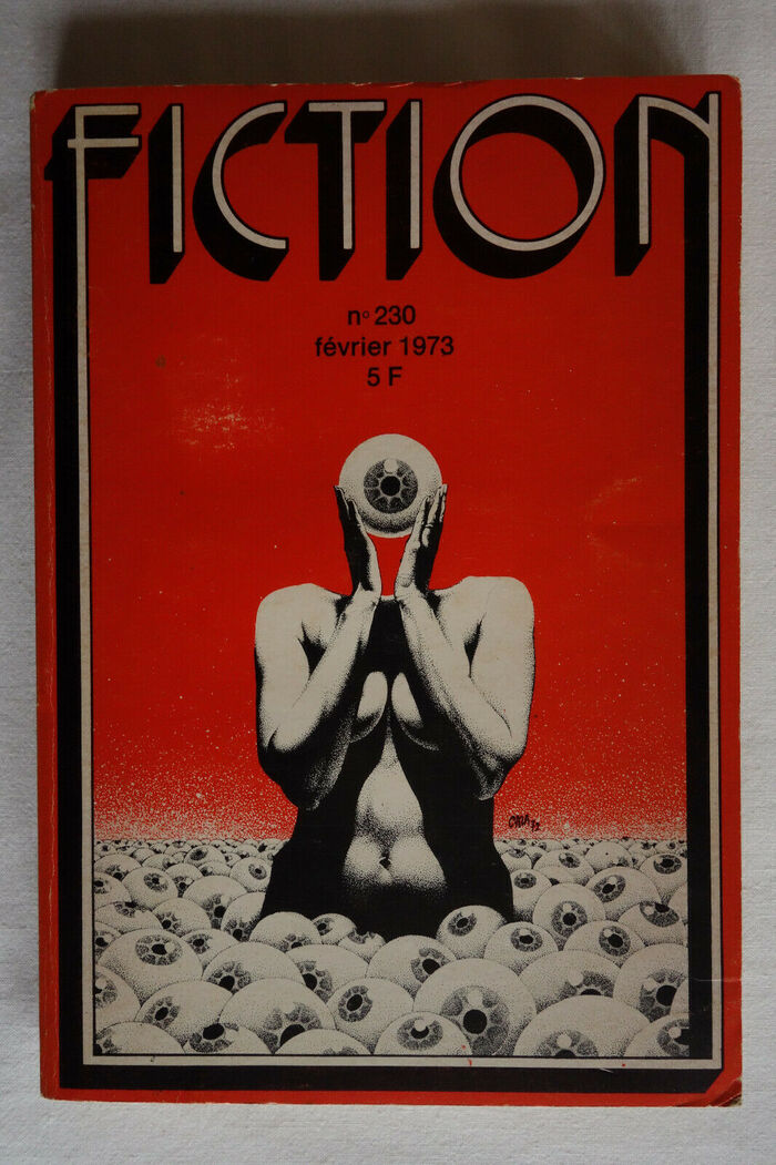 法國科幻小說雜志《Fiction》標志和封面設計