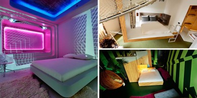 設計師在阿姆斯特丹這家酒店設計了9個獨特的房間