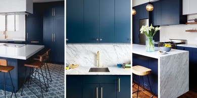 厨房设计理念–蓝色厨房是一种设计潮流！