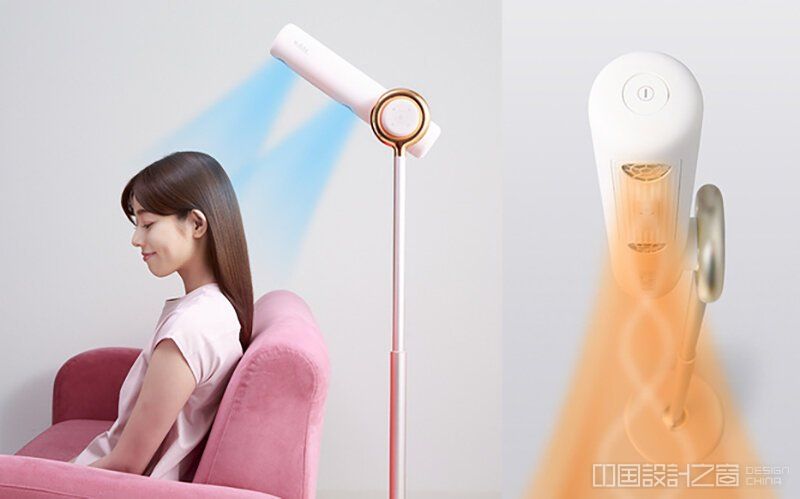 BISARA hands-free hairdryer stand facilitates self-care and