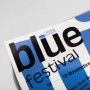 蓝色音符音乐节——传单海报设计