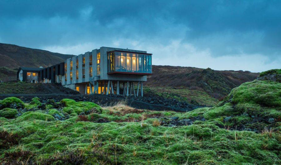 建在廢棄建筑里的冰島環保酒店的相關圖片