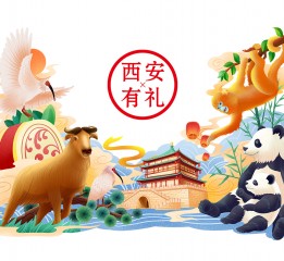 秦嶺四寶包裝設計
