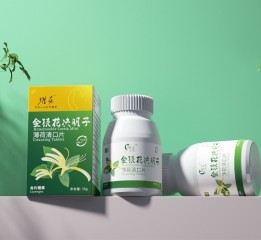 金銀花壓片糖果