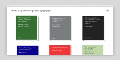 關于平面設計和版式書籍的獨立選集