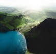 航拍照片揭示了冰岛原始的‘绿地’
