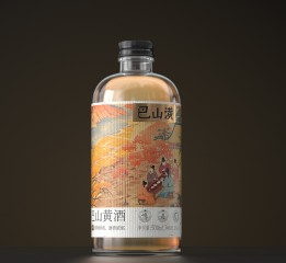 巴山潢丨巴山黄酒丨酒包装设计丨火麒麟创意