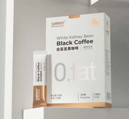 白芸豆黑咖啡固体饮料包装设计