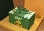 24枚装双层猕猴桃水果礼盒包装设计