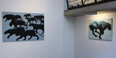 阿根廷艺术家JAZ在柏林BC画廊举办的个展，以动物为主题