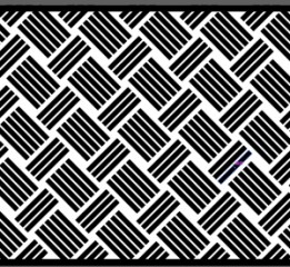 几何满铺循环砖纹图案