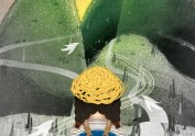 “山那边”关爱留守儿童系列插画设计