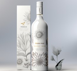 白酒紅酒包裝果汁飲料logo外包裝設計光瓶酒包装设计