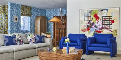 佛羅里達住宅色彩豐富的室內設計