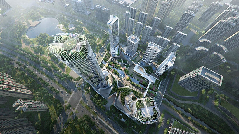 UNstudio在南京规划了一个可持续的、以人为本的滨水社区