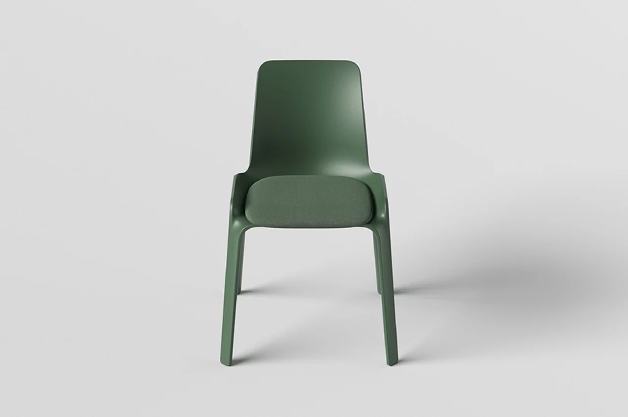 时尚的创新设计让传统的可叠放塑料椅子焕然一新