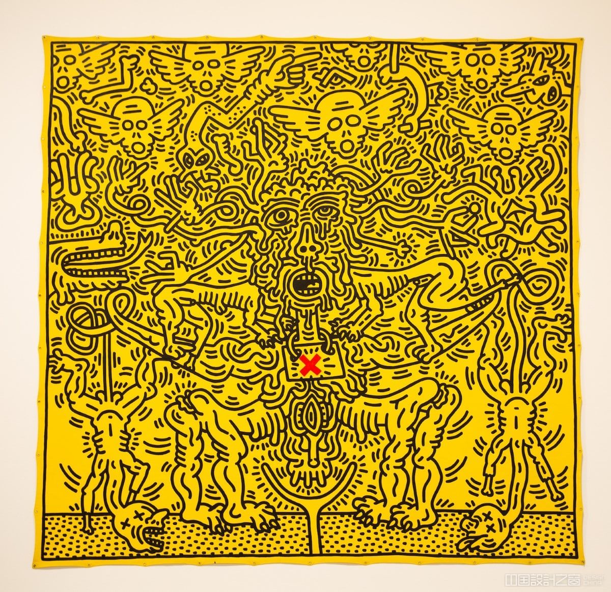 Keith Haring Exhibit at The Broad