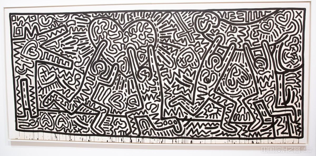 Keith Haring Exhibit at The Broad