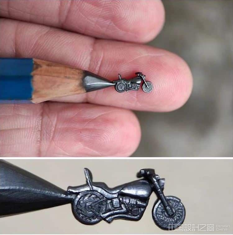 Miniature Pencil Sculptures by Daya Micro Art