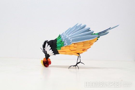 Beautiful and Colorful Paper Birds by Diana Beltran Herrera