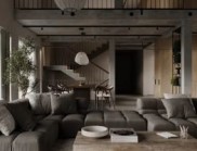 Timberlight 內飾：采用溫暖木材和混凝土的極簡主義設計