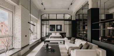 OZA Design 的 Milo 公寓讓人想起結構藝術的時代