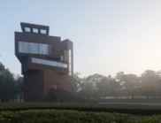 夕露園瞭望塔 / 米凹工作室