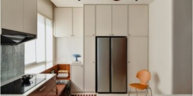 Apartment 16，綻放的緋紅色公寓/ Wuuu Studio