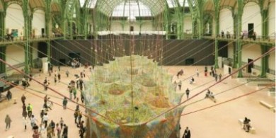 Ernesto Neto 在巴黎大皇宮，紡織空間