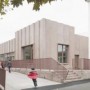 豪瑞斯娱乐中心，灰粉色‘水浪’立面 / graal