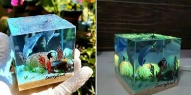 照亮你空間的迷你水下世界
