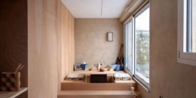 極簡巴黎工作室公寓重新設計成舒適、實用的繭居空間